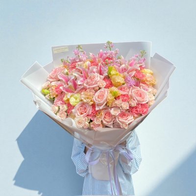 Peach Blush Bouquet L